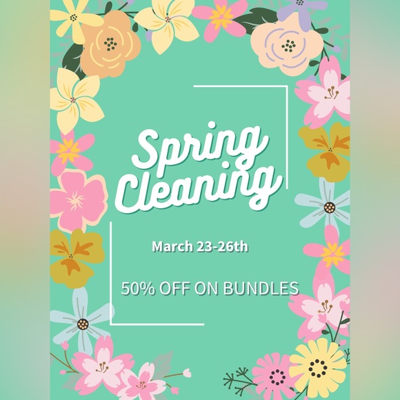 SPRING CLEANING SALE 🌸🌿